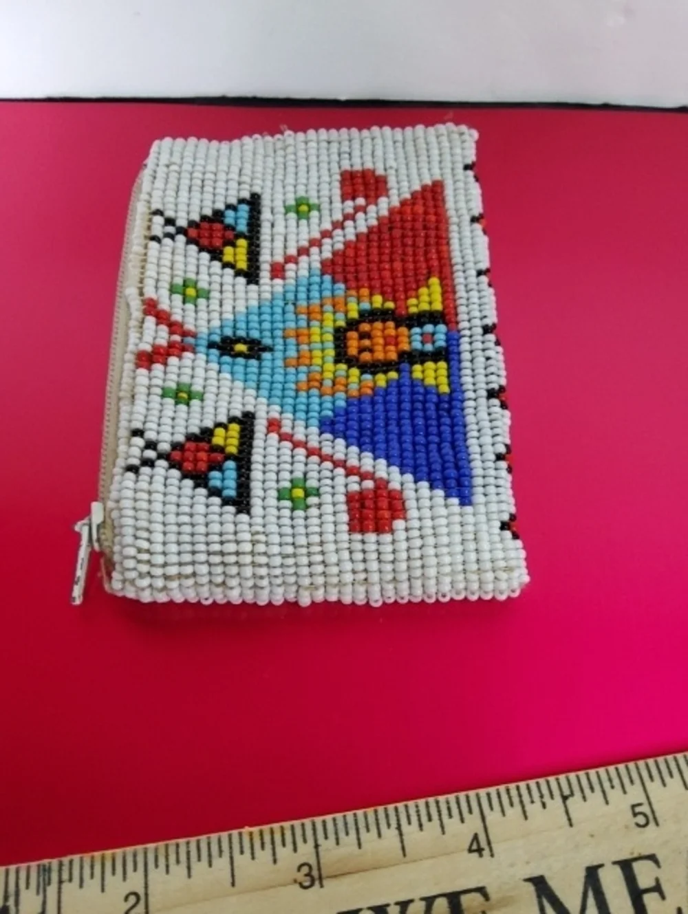 1950's Native American Hand-beaded Coin Purse